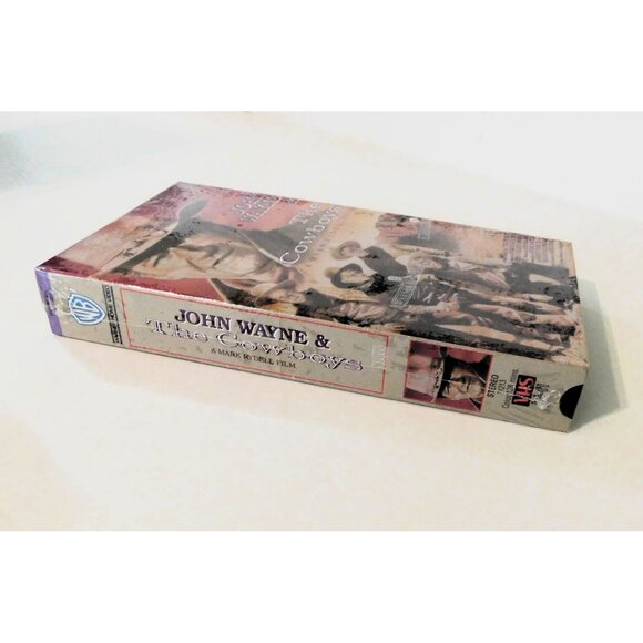 John Wayne & The Cowboys VHS Sealed 1971 Warner Bros. Western Film Bruce Dern - Picture 3 of 3